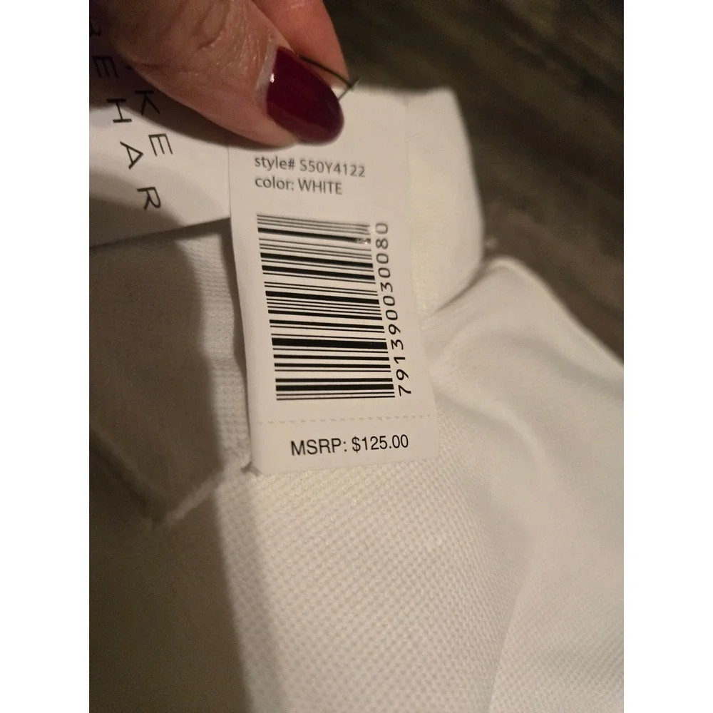 NWT Ike Behar Mens White Cool Knit Button-Front & Short Tennis Set Resort SzL - Picture 7 of 11
